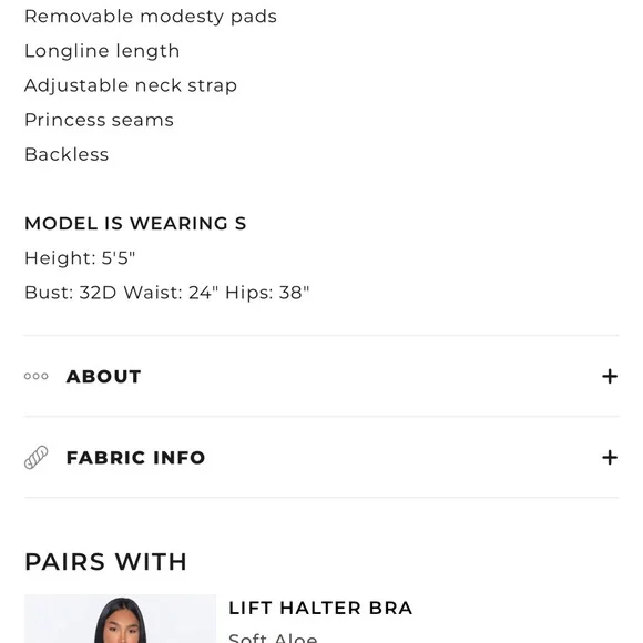 Halter Neck Crop Top - Picture 4 of 4